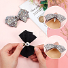 2Pcs Cloth with Rhinestone Shoe Buckle Clips FIND-FH0008-78A-3