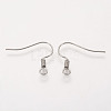 Brass Earring Hooks KK-Q363-P-NF-2