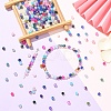 204Pcs 6 Colors Natural Agate Beads Strands G-YW0003-02-4