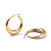 304 Stainless Steel Hoop Earrings EJEW-O096-45G-2