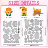 Autumn Gnome Carbon Steel Cutting Dies Stencils DIY-WH0309-2186-2