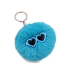 Imitation Rabbit Fur Pom-Pom Keychain PW-WG3DDD9-03-1