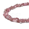 Natural Rose Quartz Beads Strands G-P497-01A-02-B-3