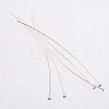 925 Sterling Silver Flat Head Pins X-STER-K017-50mm-S-2