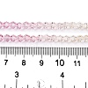 Gradient Color Baking Paint Glass Bead Strands X1-DGLA-A039-T6mm-A01-5