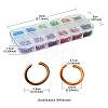 24G 12 Colors Aluminum Open Jump Rings FIND-FS0001-81-4