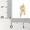 304 Stainless Steel Letter Connector Charms LS-STAS-M108-01G-18-3