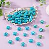 80Pcs 61G Acrylic Imitation Gemstone Beads MACR-TADJ0001-10I-4