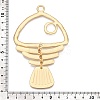 Rack Plating Alloy Big Pendants PALLOY-T090-33G-3