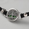 Leather & Alloy Watch Bands AJEW-WH0248-692P-03-2