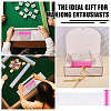 4Pcs PVC Mahjong Rules Reader AJEW-GL0003-40B-7