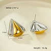 304 Stainless Steel Two Tone Stud Earrings FS-WG8A1D7-11-1