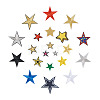 Star Computerized Embroidery Polyester Iron On Patches PATC-TAC0001-02-1