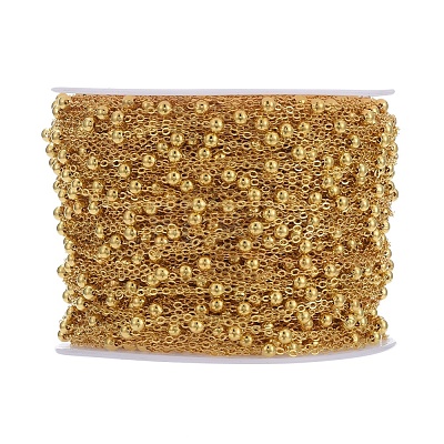 Brass Flat Oval Cable Chains CHC018Y-G-1