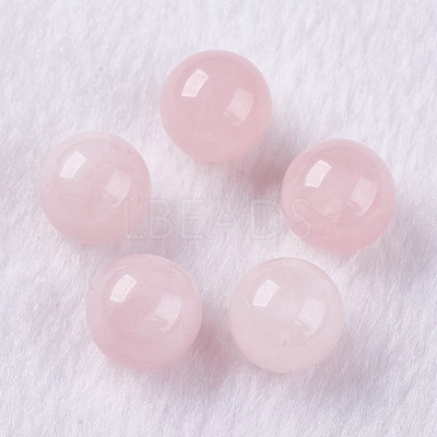 Natural Rose Quartz Beads G-K275-28-8mm-1