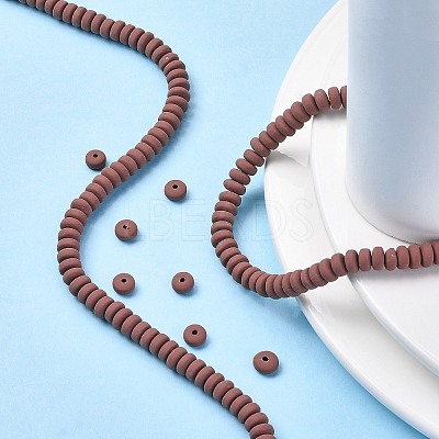 Handmade Polymer Clay Beads Strands LS-CLAY-N008-008-125-1