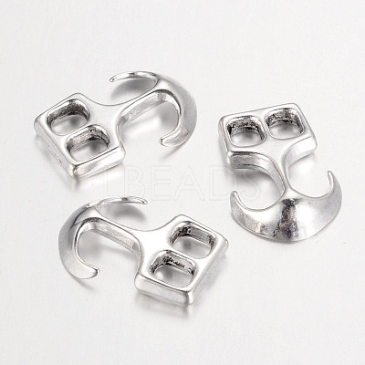 Tibetan Style Alloy Hook Clasps LS-TIBEP-35682-AS-NR-1