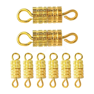 20Pcs Brass Screw Clasps KK-YW0002-40G-1