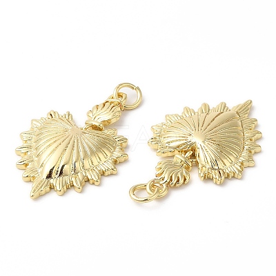 Eco-Friendly Rack Plating Brass Pendants KK-R143-17G-1
