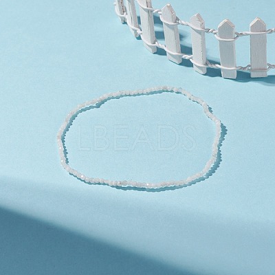 Natural Rainbow Moonstone Beaded Stretch Bracelet BJEW-JB08484-07-1