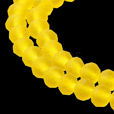 Transparent Glass Beads Strands X-EGLA-A034-T4mm-MD17-1