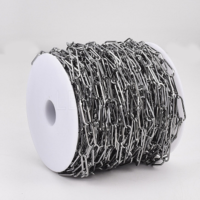 Unwelded Iron Paperclip Chains CH-S125-02B-B-1