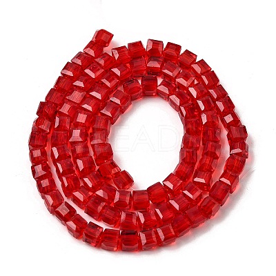 Glass Bead Strands GLAA-R041-6x6mm-03-1