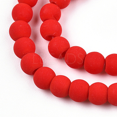 Opaque Glass Beads Strands GLAA-T032-P4mm-MD04-1