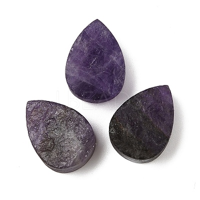 Natural Amethyst Cabochons G-K338-40A-01-1