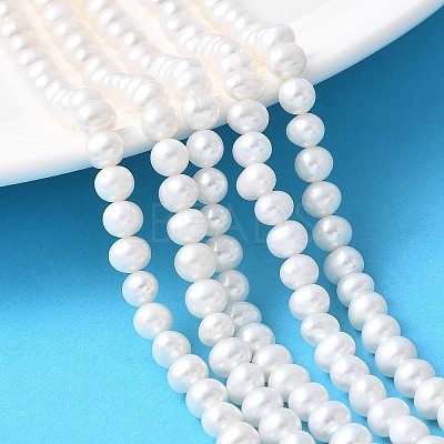 Natural Cultured Freshwater Pearl Beads Strands PEAR-I007-07O-04A-1