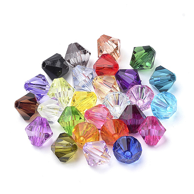 Transparent Acrylic Beads TACR-S146-4mm-M-1