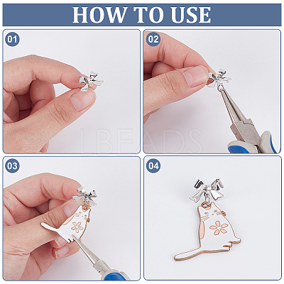 26Pcs Bowknot Brass Earring Findings DIY-ME0001-09P-1