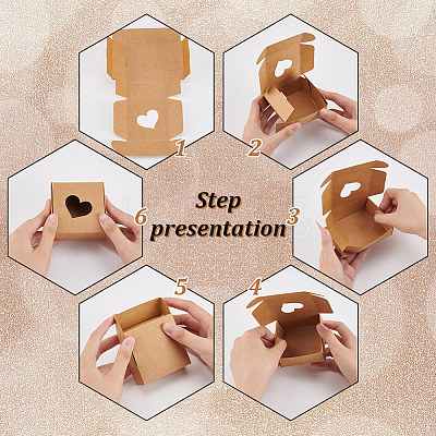 Kraft Paper Box CON-WH0068-78B-1