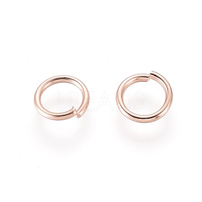 304 Stainless Steel Open Jump Rings STAS-O098-01RG-17-1