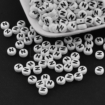 Acrylic Beads PL37C9070-N-1