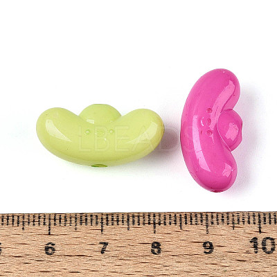 Opaque Acrylic Beads OACR-Q197-12-1