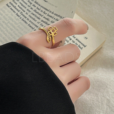 DIY fashionable 304 Stainless Steel ring with non fading color YR5292-7-1