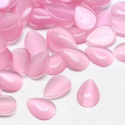 Cat Eye Cabochons CE-J001-6x8mm-12-1