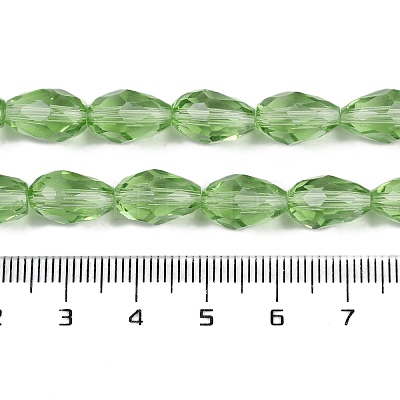 Transparent Glass Beads Strands EGLA-N013-T8mm-D13-1