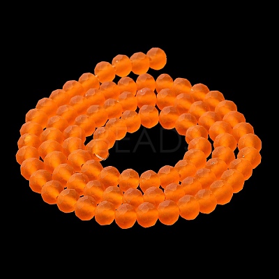 Transparent Glass Beads Strands X-EGLA-A034-T10mm-MD25-1