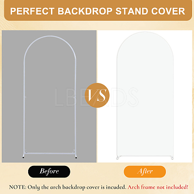 3Pcs 3 Styles Polyester Wedding Arch Cover Cloth FEPA-CN0001-01A-1