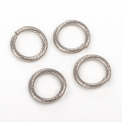 Tarnish Resistant 304 Stainless Steel Open Jump Rings STAS-G224-23P-02-1