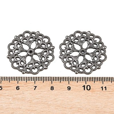 Tibetan Style Filigree Joiners Links TIBE-A11623-B-LF-1