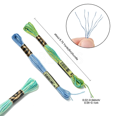 6-Ply Polyester Embroidery Floss OCOR-FZ0001-01J-1