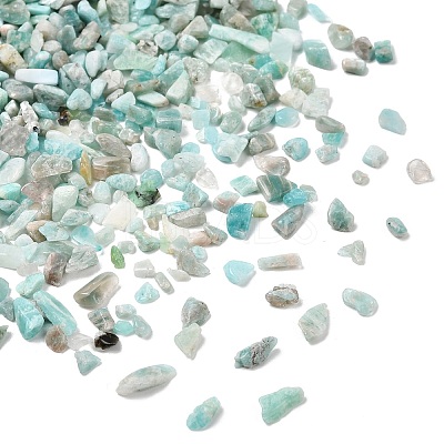 Natural Amazonite Chip Beads G-O103-08-1