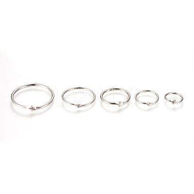 Iron Loose Leaf Book Binder Hinged Rings X-IFIN-T004-03P-1