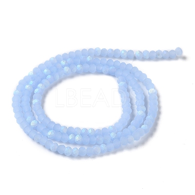 Imitation Jade Glass Beads Strands X1-EGLA-A034-J2mm-MB03-1