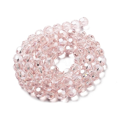 Electroplate Transparent Glass Beads Strands LS-EGLA-A035-T8mm-A20-1