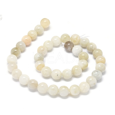 Natural Rainbow Moonstone Beads Strands G-O201A-17C-1