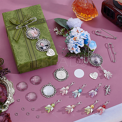 Brooch Findings Kits FIND-OC0014-34-1